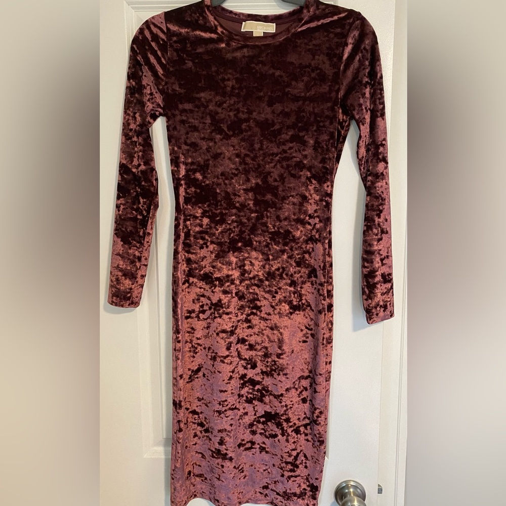Michael Kors Pink velvet dress